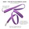 Show in main carousel: Pet Passion Remy Recycled Ribbon Dog Leash, 7-ft long, 1-in wide, Purple slide 3 of 6