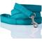 Show in main carousel: Pet Passion Remy Recycled Ribbon Dog Leash, 7-ft long, 1-in wide, Turquoise slide 1 of 5