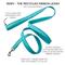 Show in main carousel: Pet Passion Remy Recycled Ribbon Dog Leash, 7-ft long, 1-in wide, Turquoise slide 2 of 5