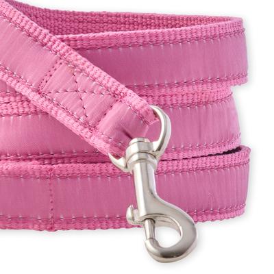 Show full view: Pet Passion Remy Recycled Ribbon Dog Leash, 7-ft long, 1-in wide, Hot Pink slide 3 of 5
