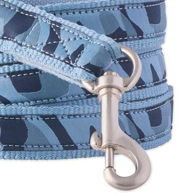 Show full view: Pet Passion Remy Recycled Ribbon Dog Leash, 7-ft long, 1-in wide, Navy Camo slide 3 of 6