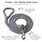 Show in main carousel: Pet Passion Tucker Twisted Rope Dog Leash, Gray, 7-ft long, 1-in wide slide 3 of 6