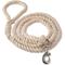 Show in main carousel: Pet Passion Tucker Twisted Rope Dog Leash, Ivory, 7-ft long, 1-in wide slide 1 of 6