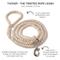 Show in main carousel: Pet Passion Tucker Twisted Rope Dog Leash, Ivory, 7-ft long, 1-in wide slide 3 of 6