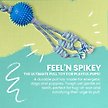 Show in main carousel: Snugarooz Feel'N Spikey 23-in Dog Tug Toy, Color Varies slide 5 of 10