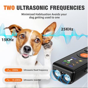 VIVIPAL U38 New Ultrasonic Bark Control & Dog Training Device, Black