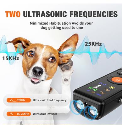 Show full view: VIVIPAL U38 New Ultrasonic Bark Control & Dog Training Device, Black slide 4 of 8