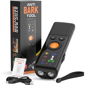 VIVIPAL U38 New Ultrasonic Bark Control & Dog Training Device, Black