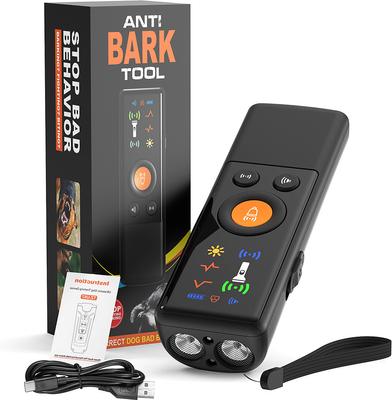 Show full view: VIVIPAL U38 New Ultrasonic Bark Control & Dog Training Device, Black slide 7 of 8