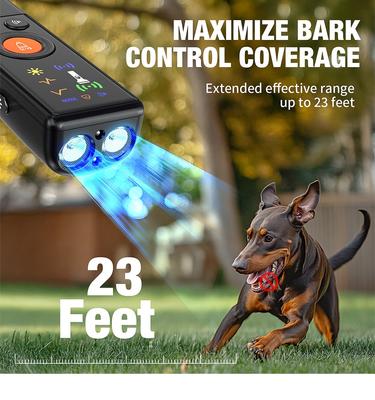 Show full view: VIVIPAL U38 New Ultrasonic Bark Control & Dog Training Device, Black slide 5 of 8