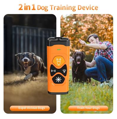 Show full view: VIVIPAL Ultrasonic Bark Control & Dog Training Device, Orange slide 2 of 8
