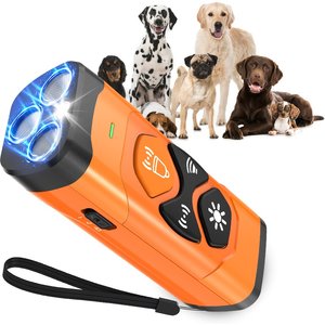 VIVIPAL Ultrasonic Bark Control & Dog Training Device, Orange