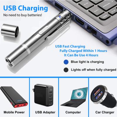 Show full view: Luckylala Rechargeable Laser Pointer Cat Interactive Cat Toy, Silver slide 6 of 8