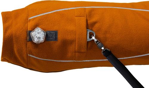 Show full view: Ruffwear Climate Changer Fleece Dog Jacket, Caramel, Small slide 4 of 5