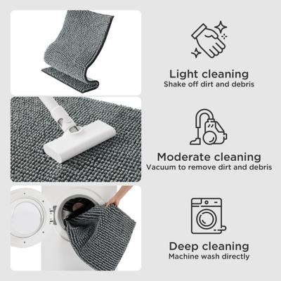 Show full view: Bedsure Indoor Muddy Dog Door Mat, Grey, 19 x 30-in slide 7 of 10