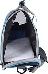 Bergan Comfort Airline-Approved Dog & Cat Carrier Bag, Bermuda Turquoise/Grey, Large slide 2 of 9
