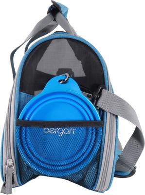 Show full view: Bergan Comfort Airline-Approved Dog & Cat Carrier Bag, Bermuda Turquoise/Grey, Large slide 3 of 10