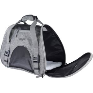 Bergan Comfort Airline-Approved Dog & Cat Carrier Bag, Grey, Large