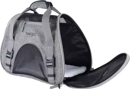 Show full view: Bergan Comfort Airline-Approved Dog & Cat Carrier Bag, Grey, Small slide 7 of 10
