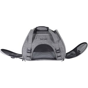 Bergan Comfort Airline-Approved Dog & Cat Carrier Bag, Grey, Large