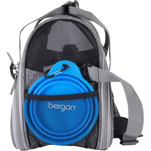 Bergan Comfort Airline-Approved Dog & Cat Carrier Bag, Grey, Large