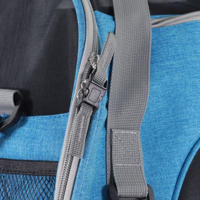 Show full view: Bergan Comfort Airline-Approved Dog & Cat Carrier Bag, Bermuda Turquoise/Grey, Large slide 5 of 10