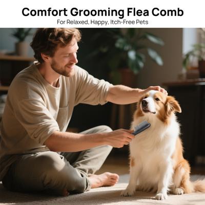 Show full view: Pawshelf USB Rechargeable Electrostatic Flea Removal Comb-Microcurrent Technology for Cats, Black, Small slide 9 of 10