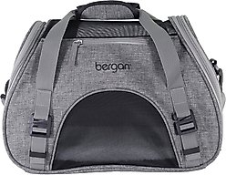 Bergan Comfort Airline-Approved Dog & Cat Carrier Bag, Grey, Large