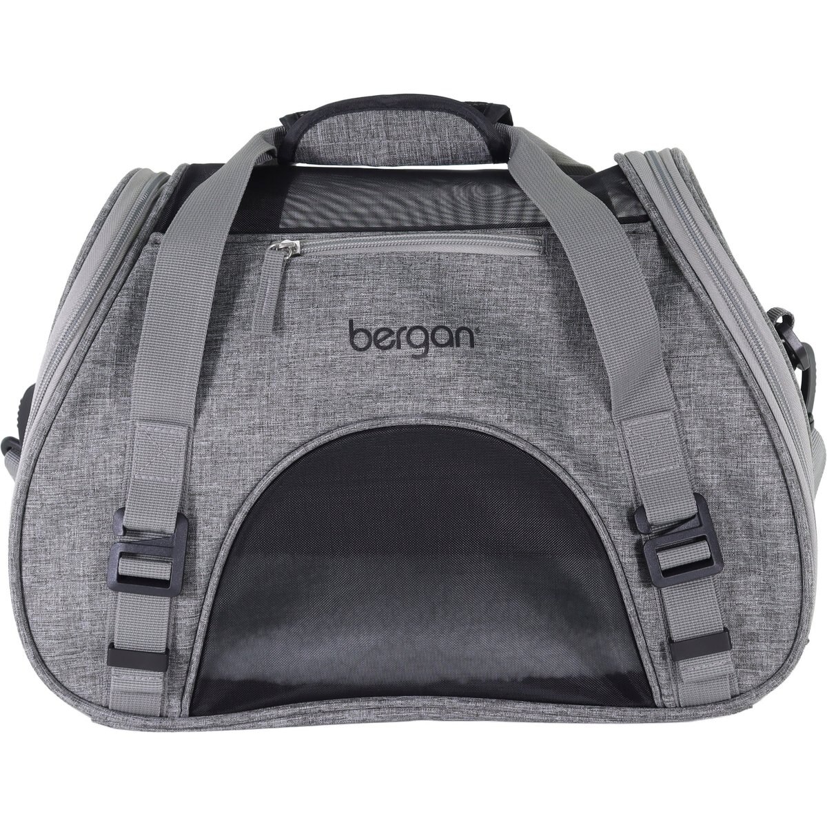 Bergan Comfort Airline-Approved Dog & Cat Carrier Bag, Grey, Small