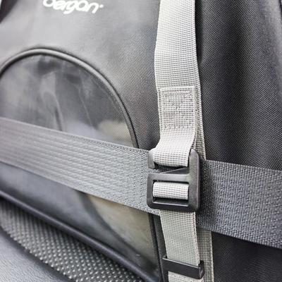 Show full view: Bergan Comfort Airline-Approved Dog & Cat Carrier Bag, Black/Grey, Small slide 2 of 10