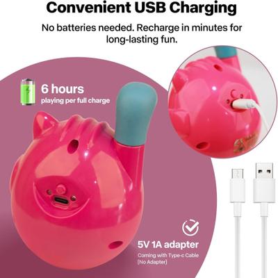 Show full view: allforpaws Modern Cat Wobble Laser Cat Toy, Rose Red slide 5 of 9