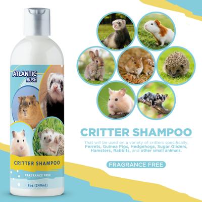 Show full view: Atlantic Rush Critter Shampoo Detergent & Frangrance Free Small Pet Shampoo, 8-fl oz bottle slide 5 of 9