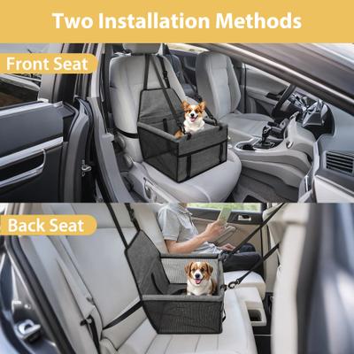 Show full view: Lucky Paworld Portable Dog Booster Seat, Grey slide 2 of 7