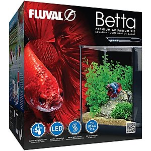 Fluval Betta Premium Aquarium Kit, 2.6-gal