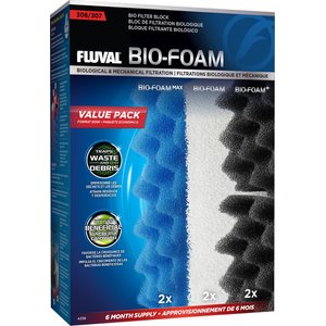 Fluval 306 & 307 Canister Filter Bio-Foam Value Pack Fish Filter Cartridge