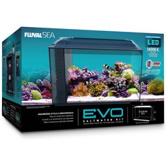 Fluval Evo XII Saltwater Fish Aquarium Kit, 13.5-gal