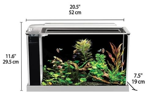 Show full view: Fluval Spec Fish Aquarium Kit, White, 5-gal slide 3 of 4