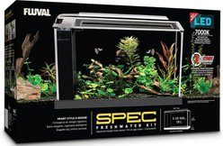Fluval Spec Fish Aquarium Kit, White, 5-gal
