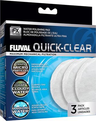 Show full view: Fluval FX2/FX4/FX5/FX6 Canister Filter Quick-Clear Fish Filter Cartridge, 3 count slide 2 of 4