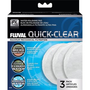 Fluval FX2/FX4/FX5/FX6 Canister Filter Quick-Clear Fish Filter Cartridge, 3 count
