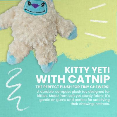 Show full view: Snugarooz Kitty Yeti Plush Cat Toy with Catnip slide 2 of 6