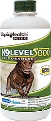 Liquid Health Pets K9 Level 5000 Glucosamine Dog Supplement, 32-fl oz bottle