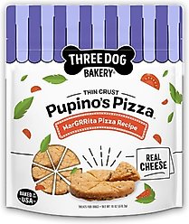 Three Dog Bakery Pupino's Pizza Cookie Dog Treats, 16-oz bag slide 1 of 7