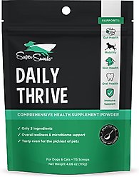 Super Snouts Daily Thrive Immune Broad Spectrum Hemp Extract Supplement for Dogs & Cats, 5.29-oz jar