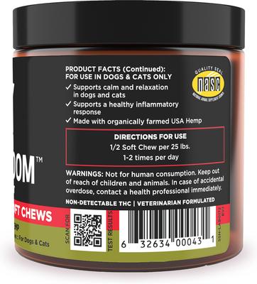 Show full view: Super Snouts Hemp + Shroom Immunity Soft Chews Broad Spectrum Hemp Extract Supplement for Dogs & Cats, 30 count slide 3 of 11