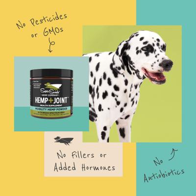 Show full view: Super Snouts Hemp + Joint Mobility Broad Spectrum Hemp Extract Powder Supplement for Dogs & Cats, 2.64-oz jar slide 10 of 11