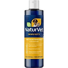 NaturVet Electrolyte Concentrate Liquid Nutritional Supplement for Cats & Dogs, 16-fl oz bottle