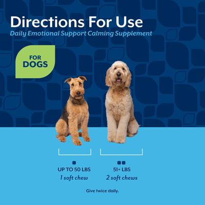 Show full view: NaturVet Emotional Support Hickory Smoked Bacon Flavor Calming Supplement for Dogs, 120 count slide 6 of 8