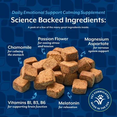 Show full view: NaturVet Emotional Support Hickory Smoked Bacon Flavor Calming Supplement for Dogs, 120 count slide 5 of 8