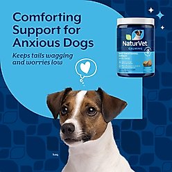 NaturVet Emotional Support Hickory Smoked Bacon Flavor Calming Supplement for Dogs, 120 count slide 2 of 6